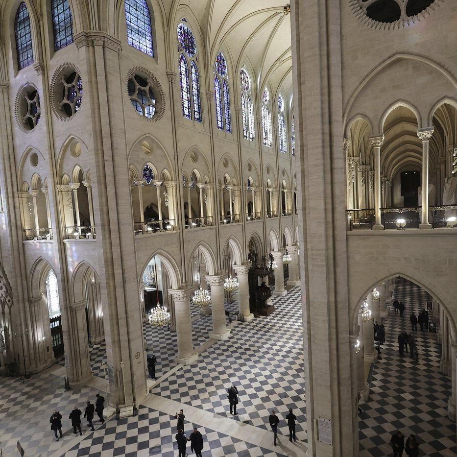 The world gets its first glimpse inside Notre Dame Cathedral after 5 years under wraps